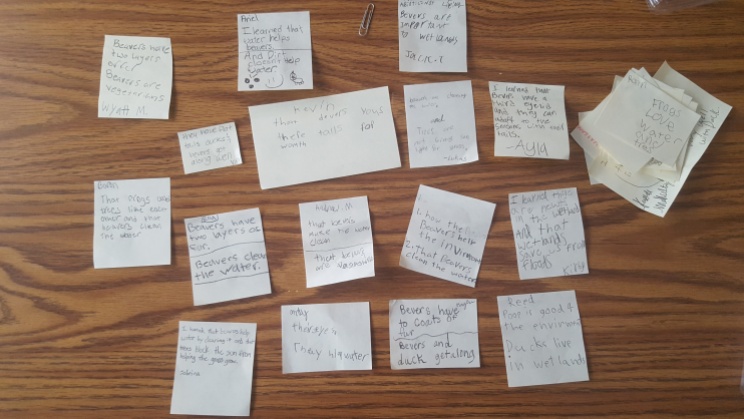 Close up of just a few of the awesome answers!